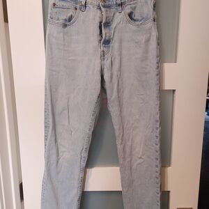 Levi's Blue Straight Leg Jeans Classic Denim